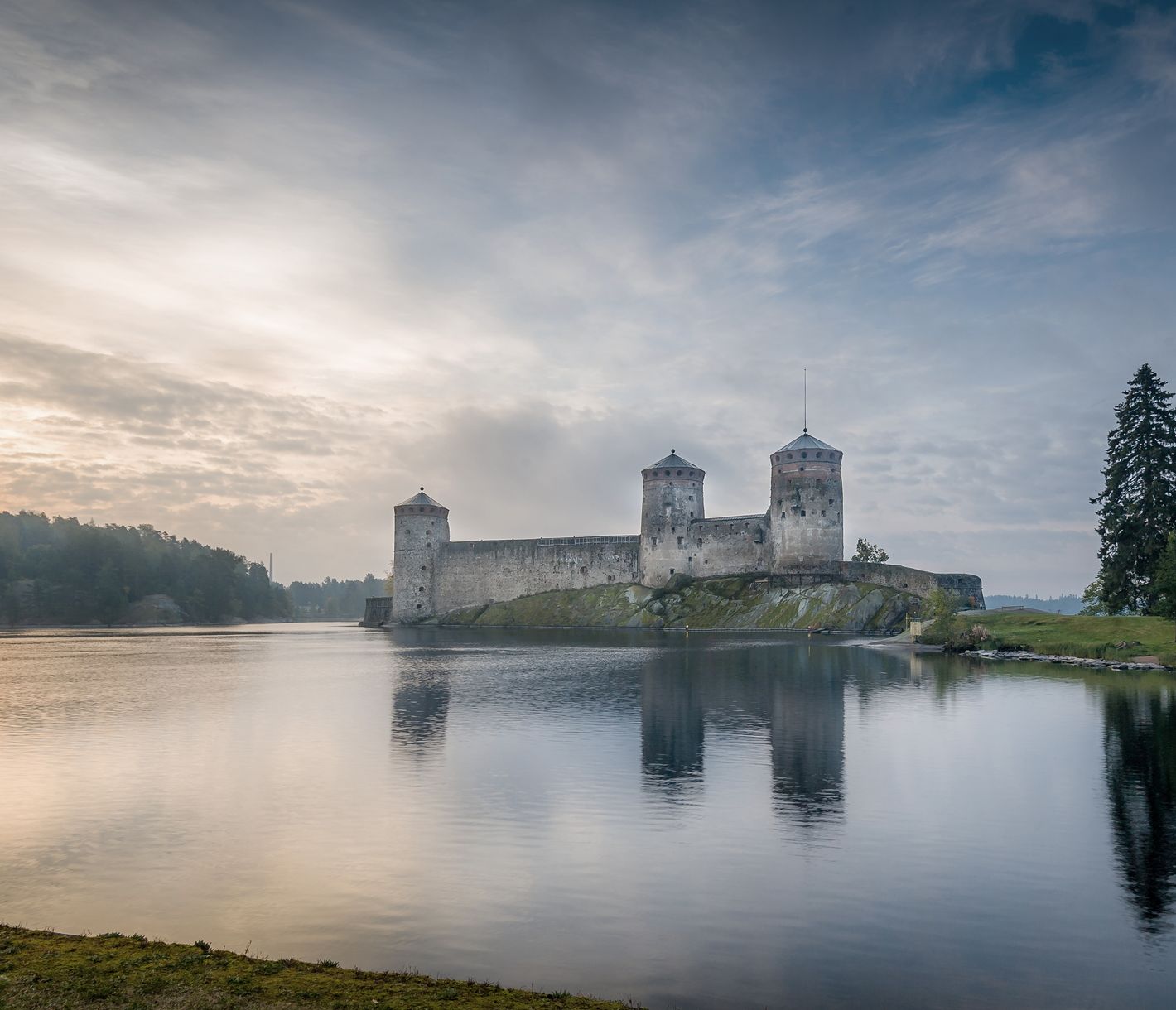 Burg Olavinlinna bei Savonlinna