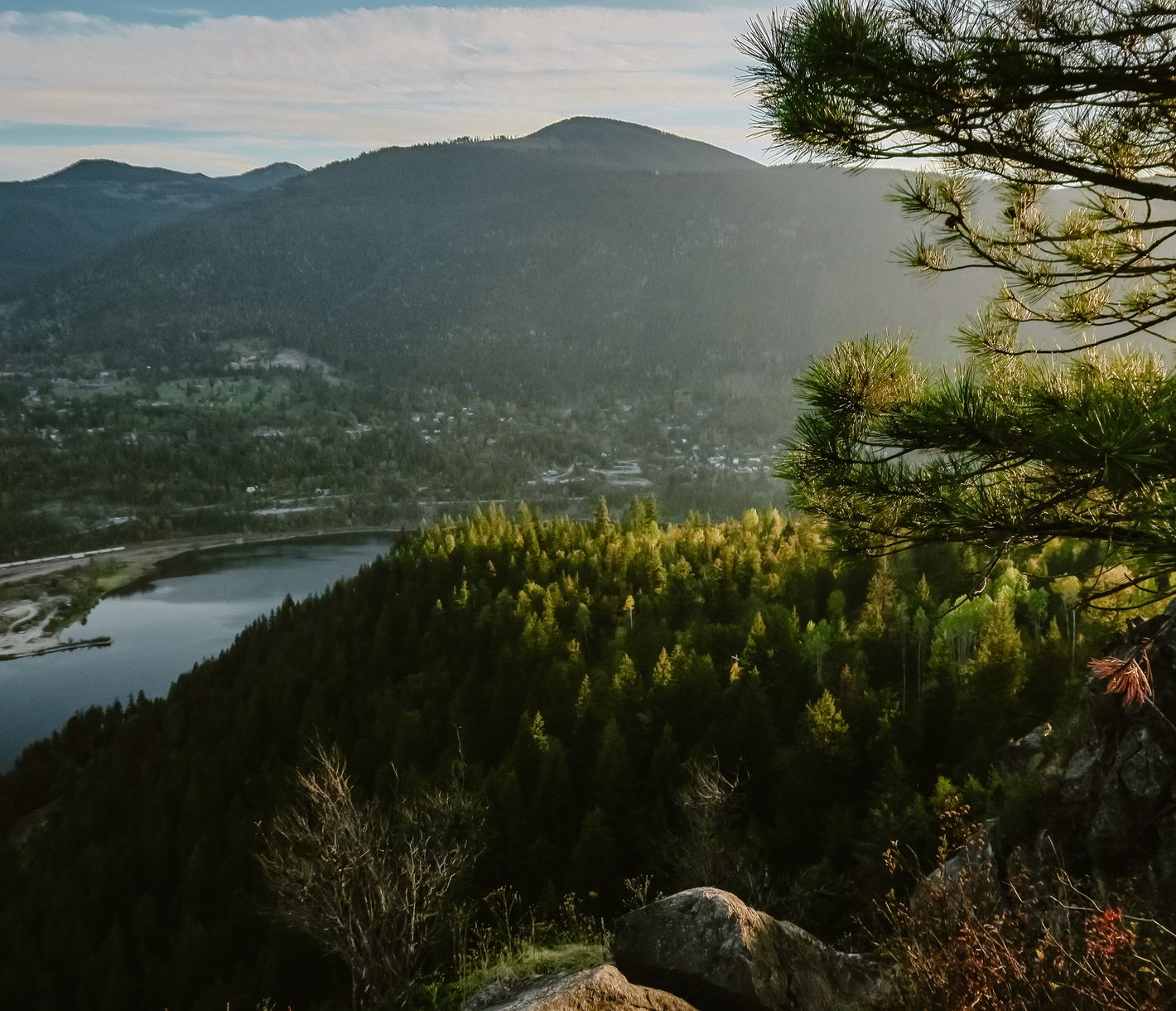 Ausblick auf den Kootenay Lake