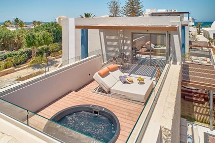 Doppelzimmer Deluxe Rooftop mit Whirlpool