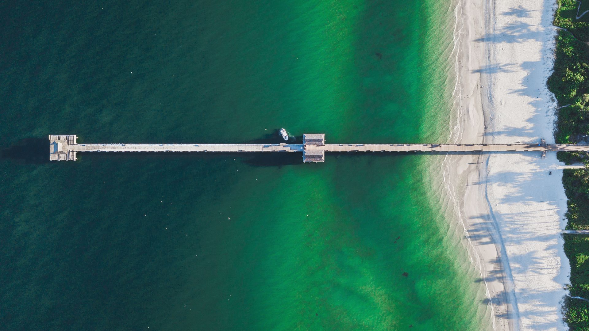 Ambiance matinale au Naples Pier.