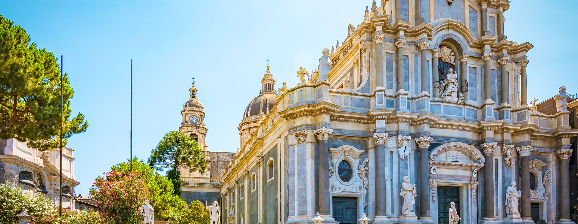 Piazza del Duomo mit Kathedrale Sant' Agata, Catania