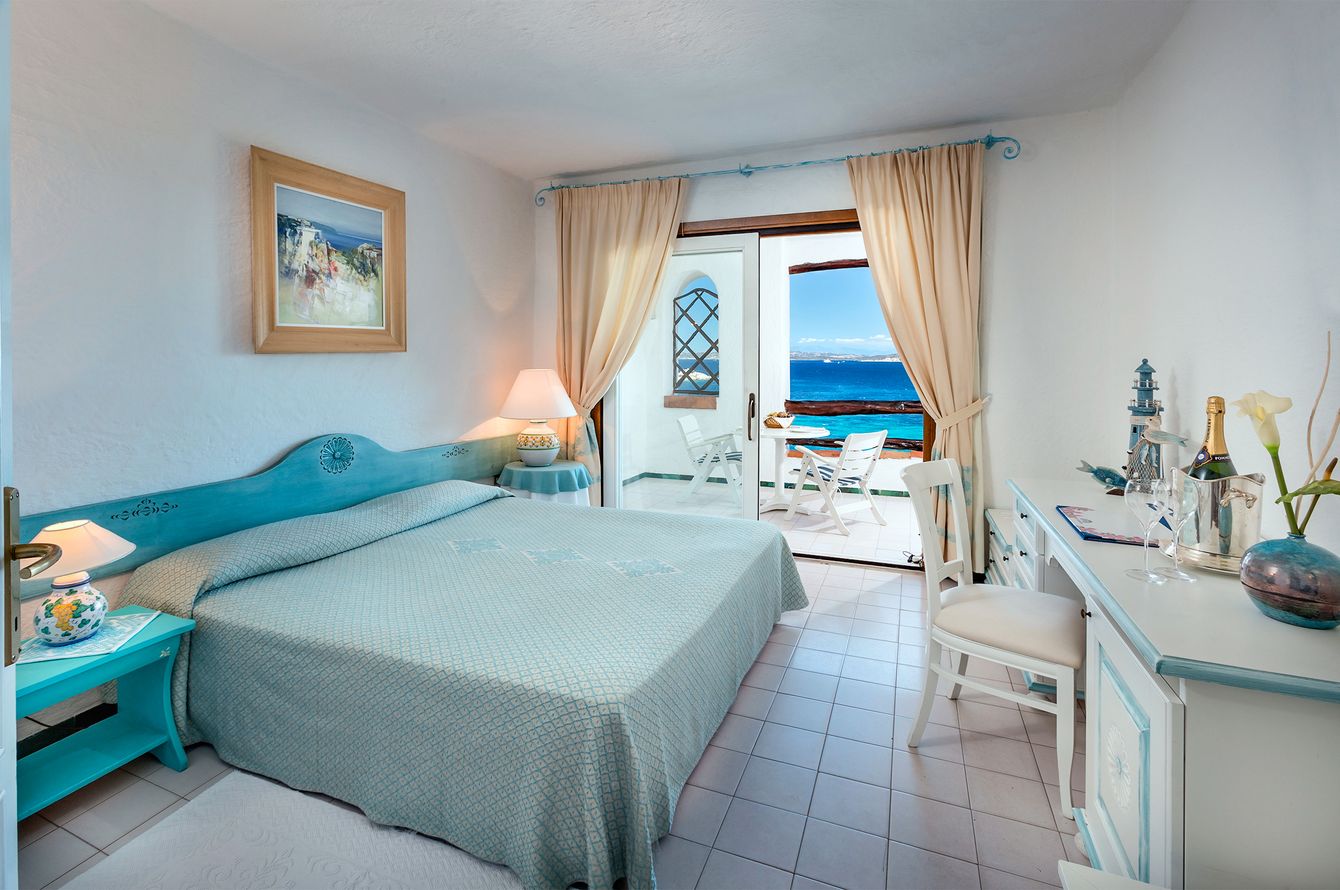 Chambre double vue mer dans le bâtiment principal