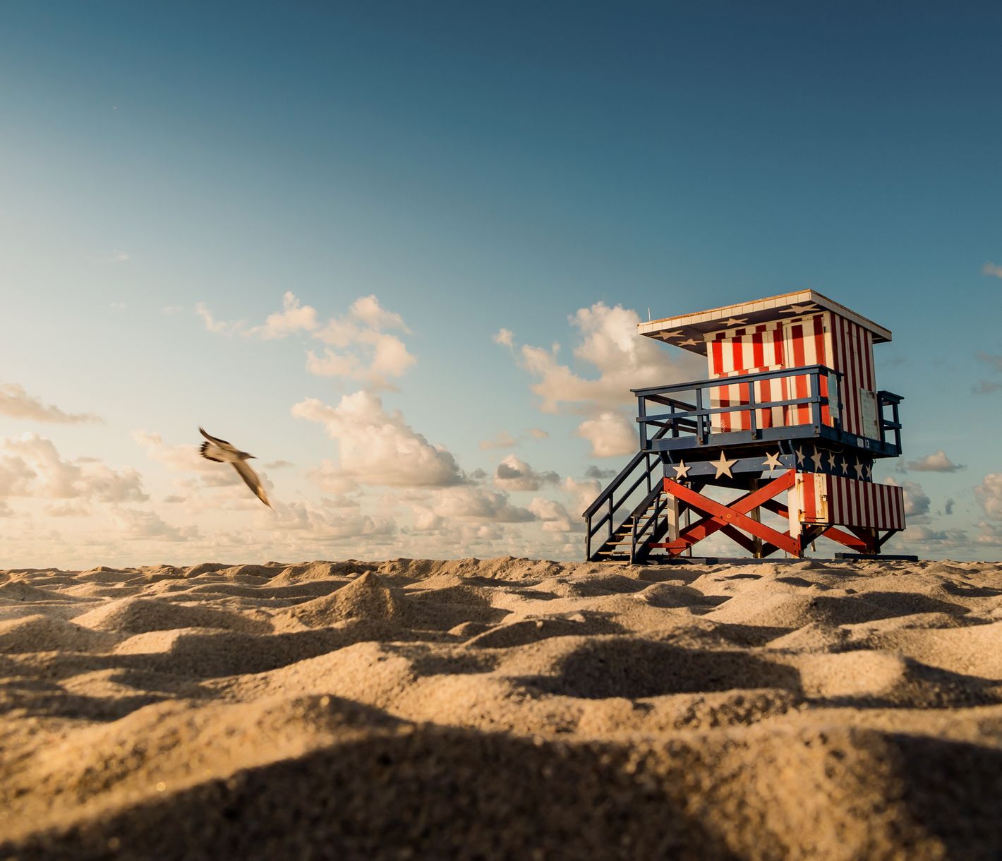 Die knallbunten Strandschönheiten am Miami South Beach