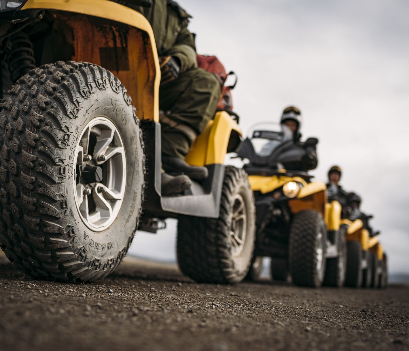 Mit einem ATV durch das Adventdalen