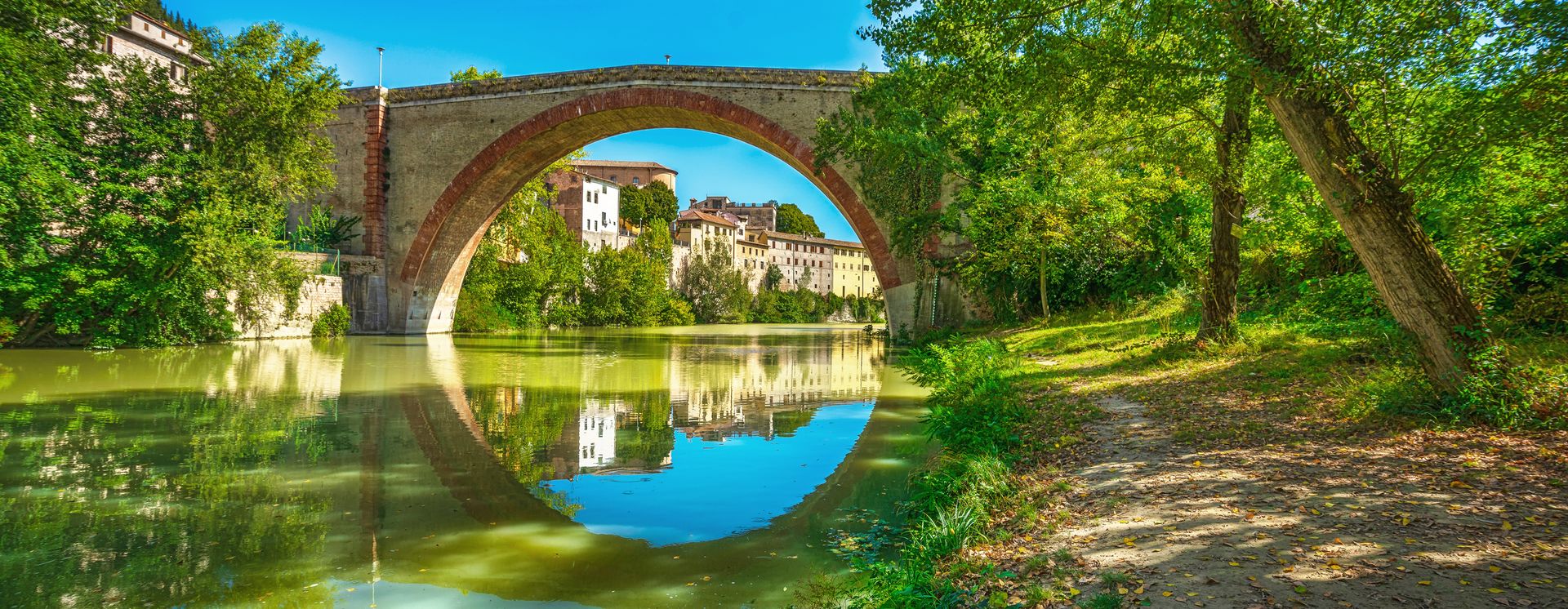 Brücke der Concordia über den Fluss Metauro, Fossombrone