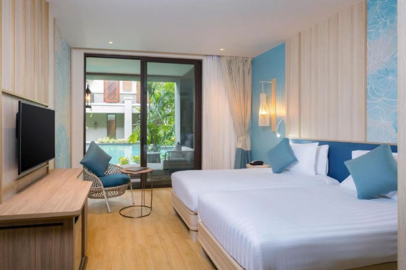 Doppelzimmer Deluxe mit Poolzugang