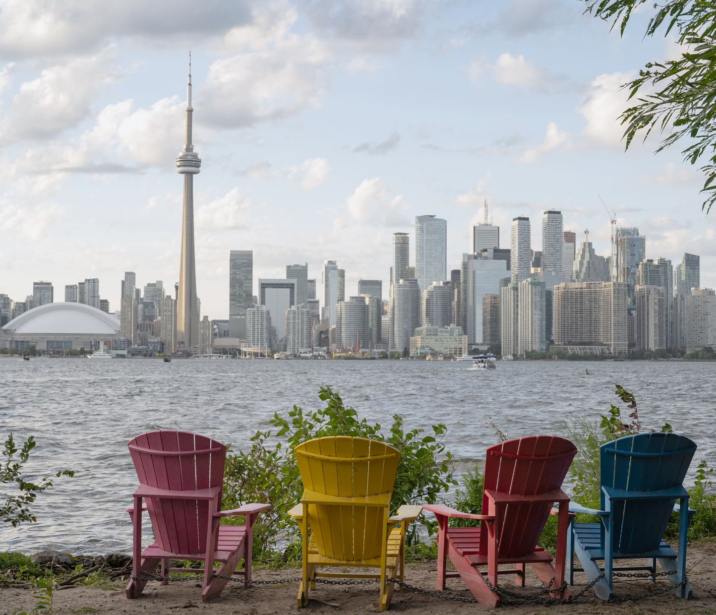 Toronto-Skyline vom Wasser aus