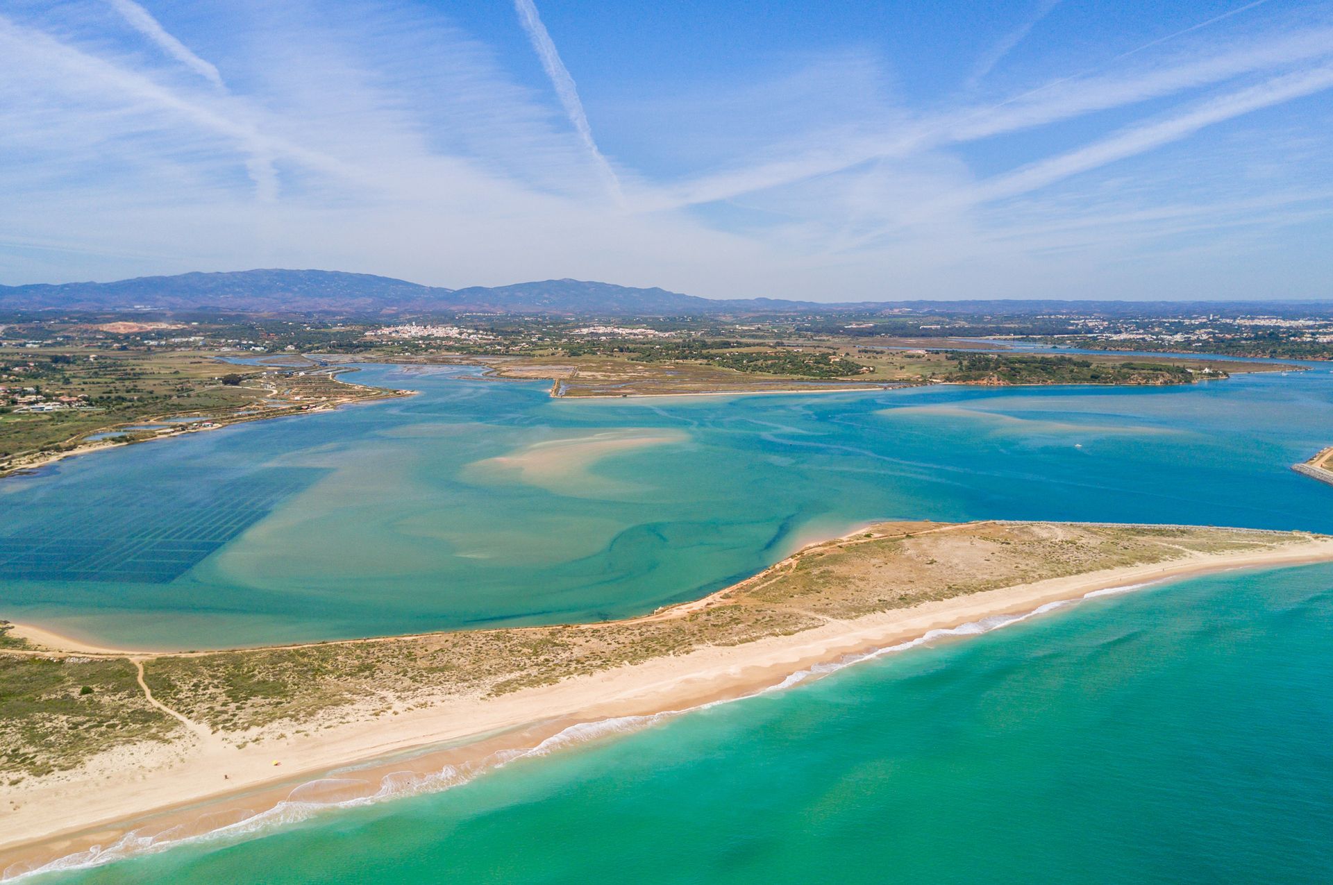 Panoramasicht auf Lagos und Alvor