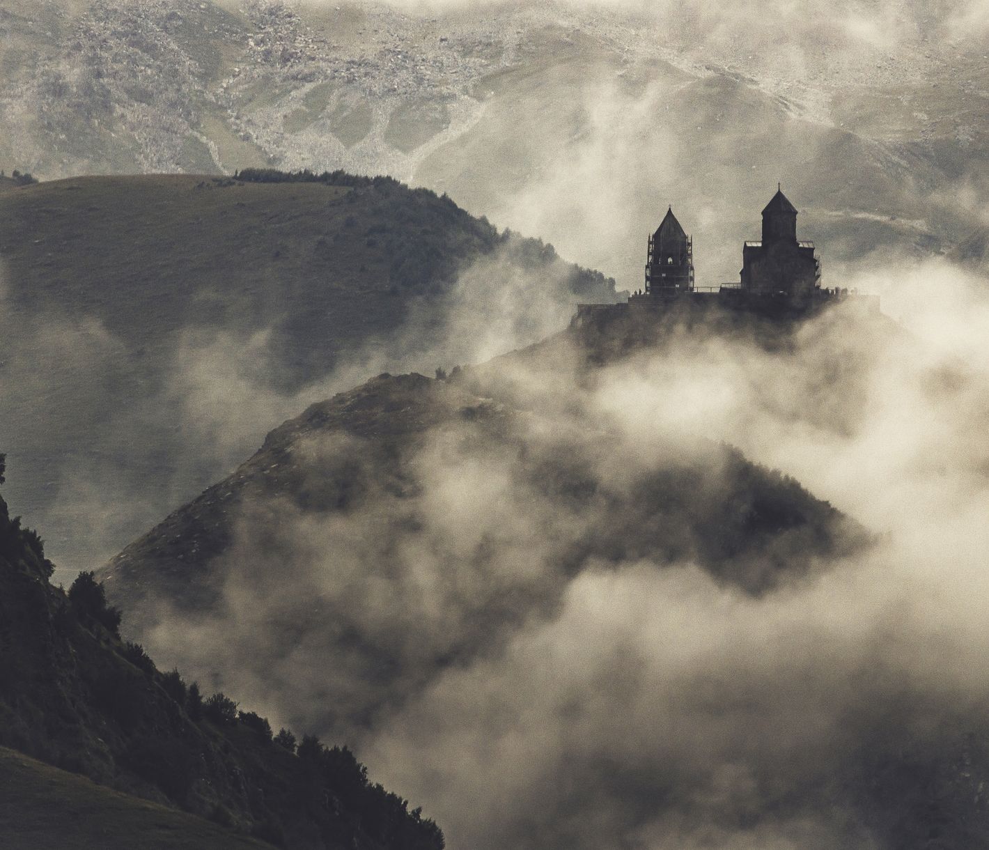 Die Dreifaltigkeitskirche Gergeti