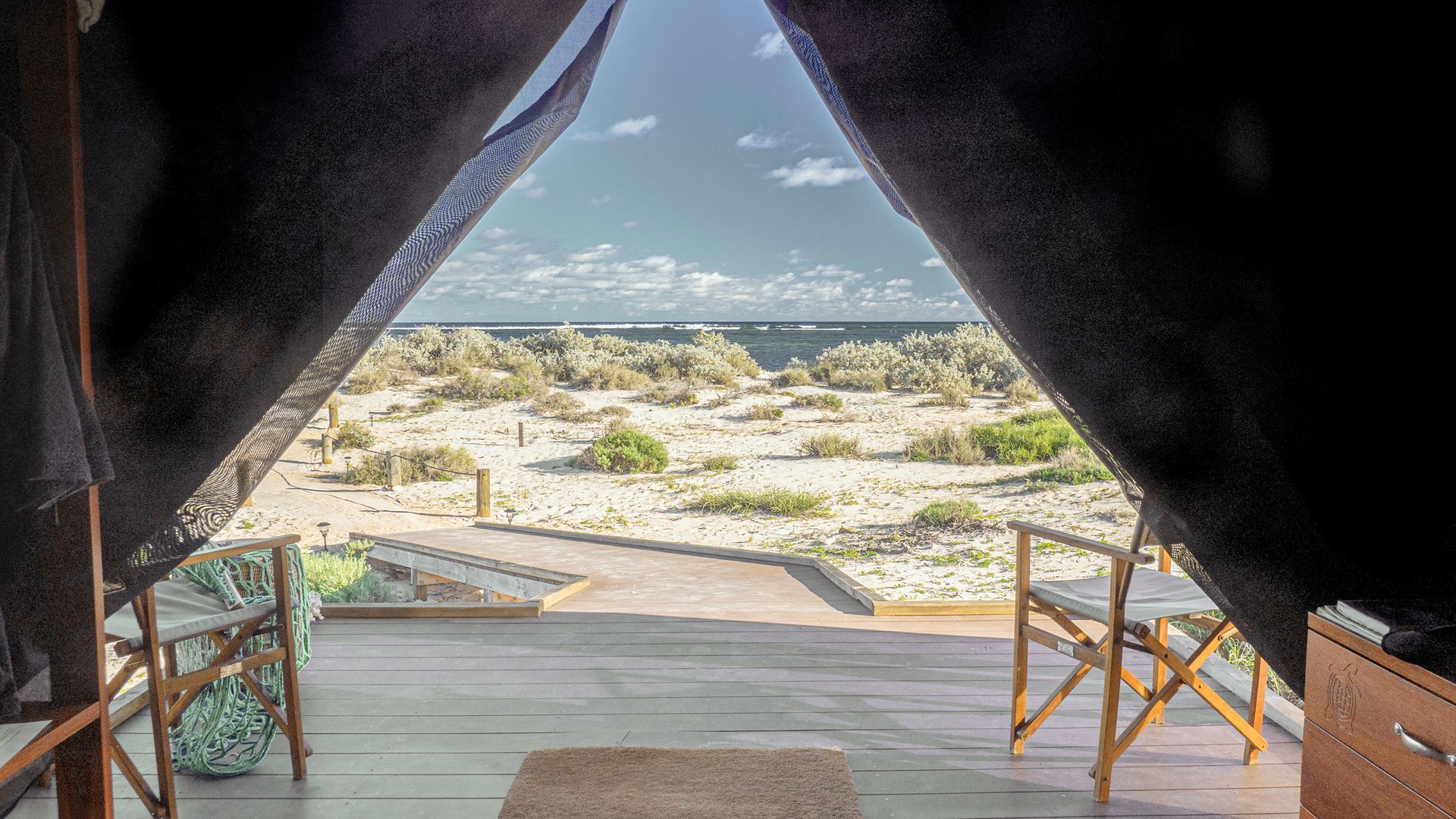 Une tente pas comme les autres