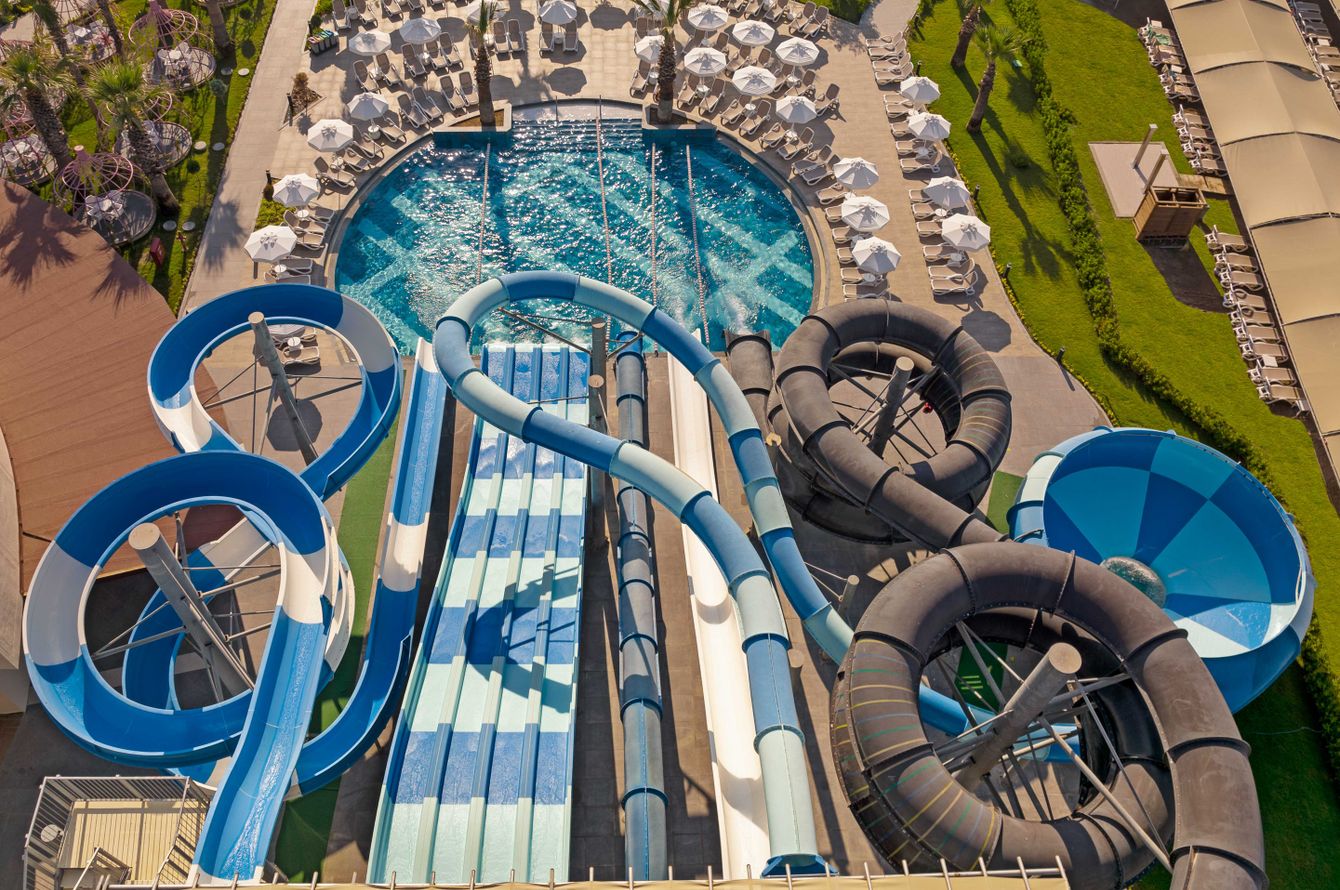 Toboggans aquatiques