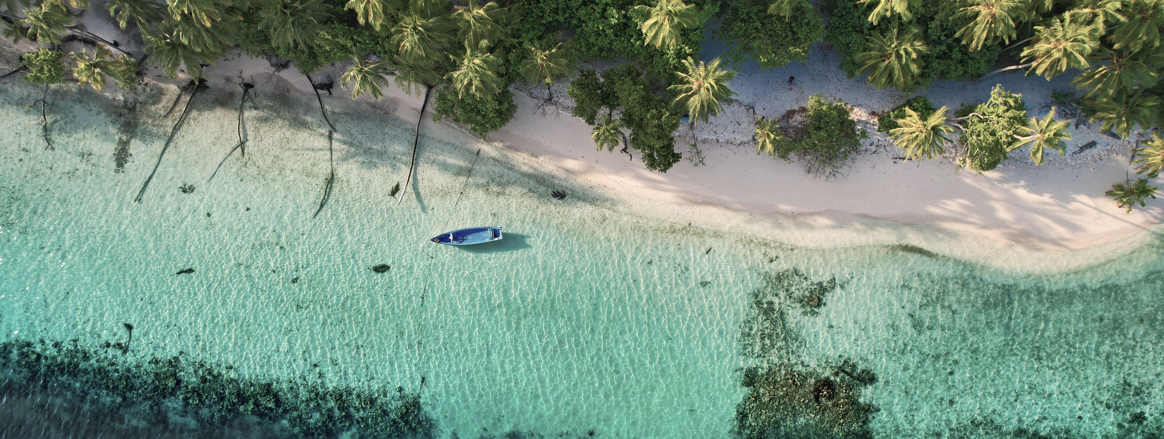 Sommerliche Farben im Vaavu-Atoll