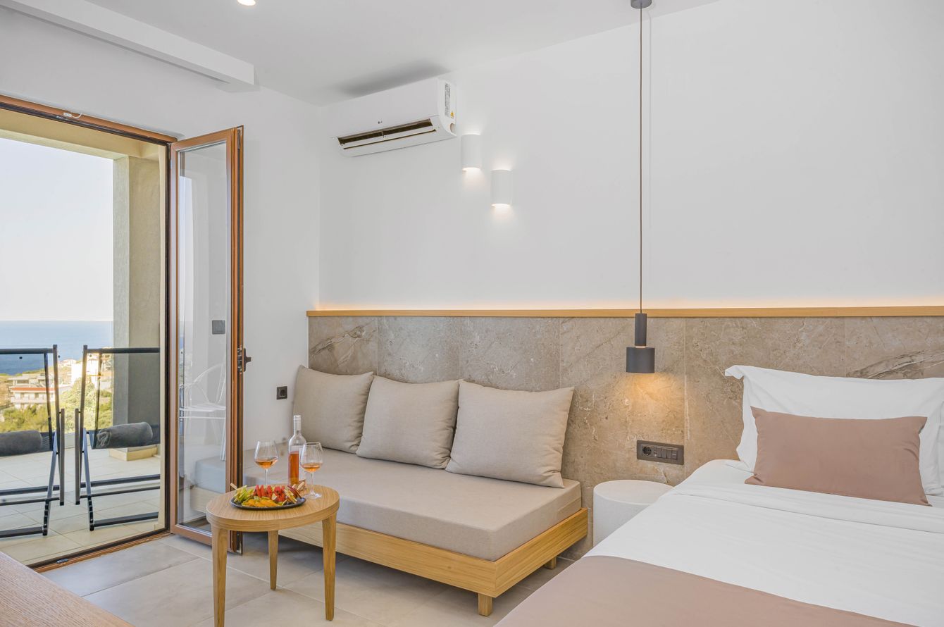 Chambre double élégance vue mer
