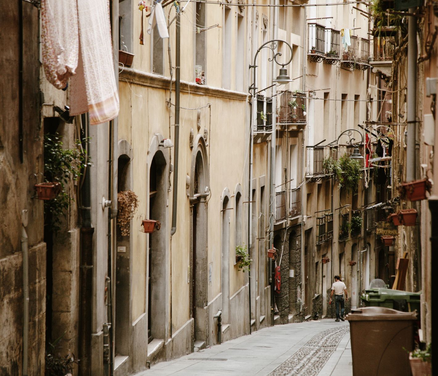 Via La Marmora – Historische Strasse im Castello-Viertel von Cagliari