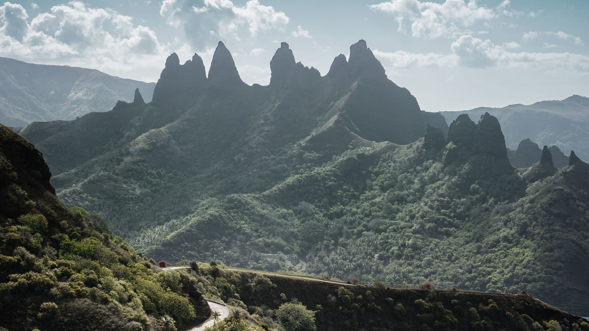 Durch die Berglandschaft