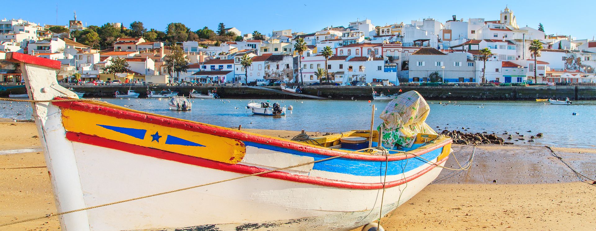 Bateau au port de Portimao