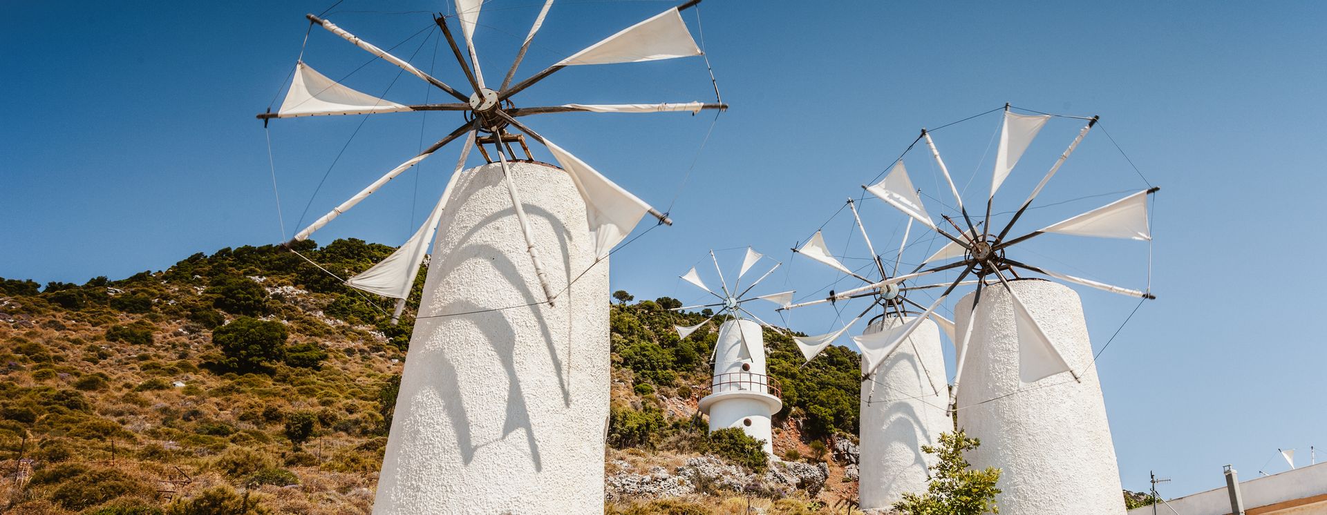 Windmühlen auf Kreta