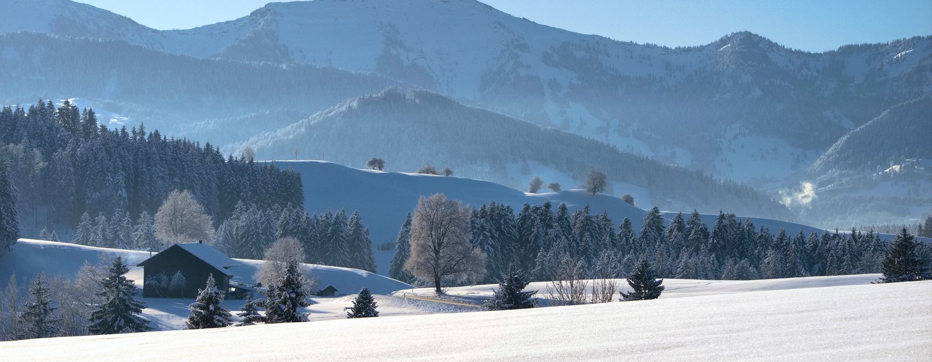 Winterlandschaft im Allgäu