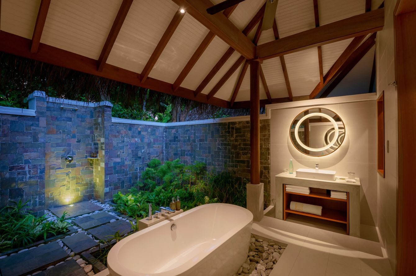 Badezimmer Deluxe Beach Villa