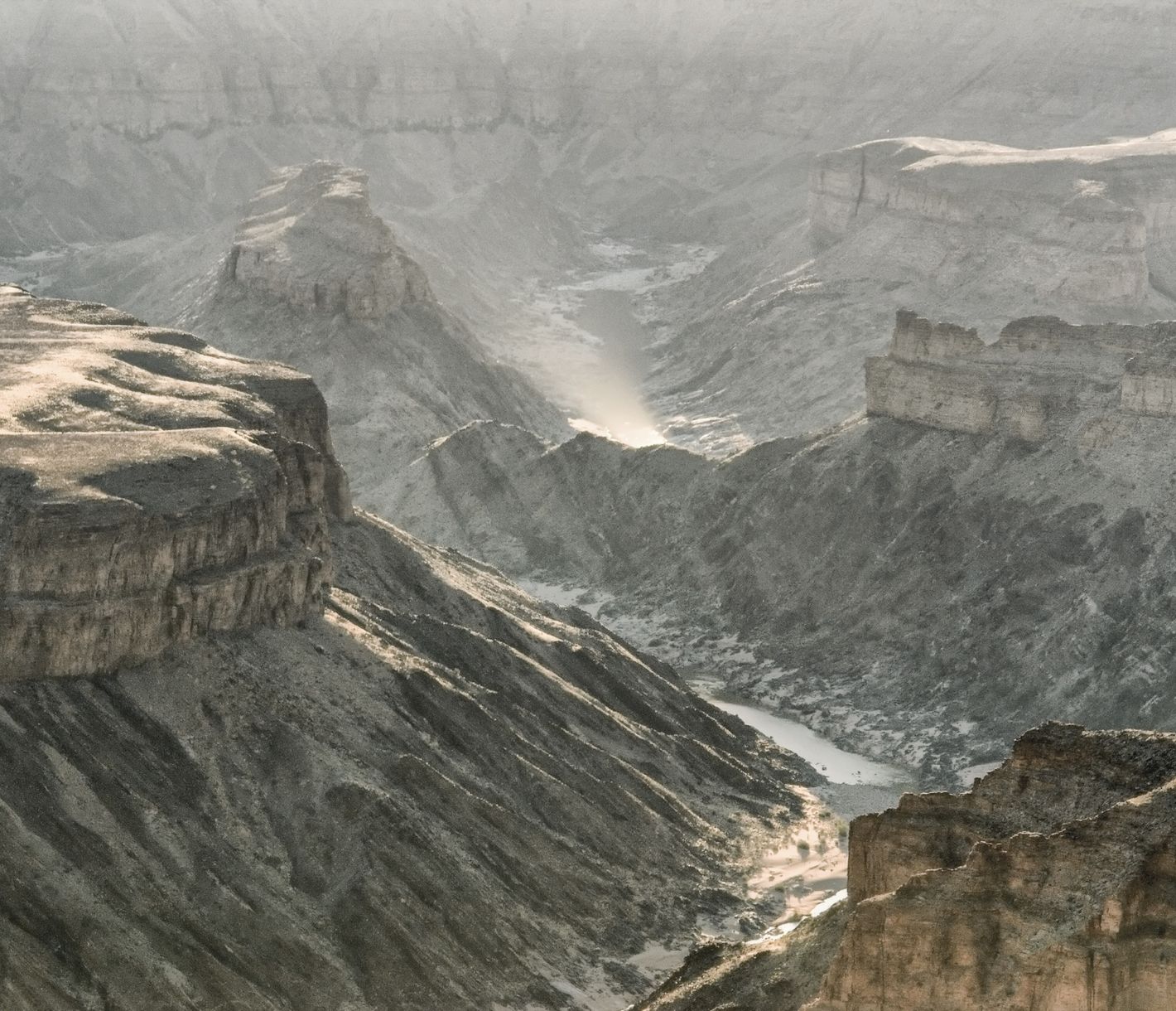 Der Fish River Canyon, die afrikanische Version des Grand Canyon