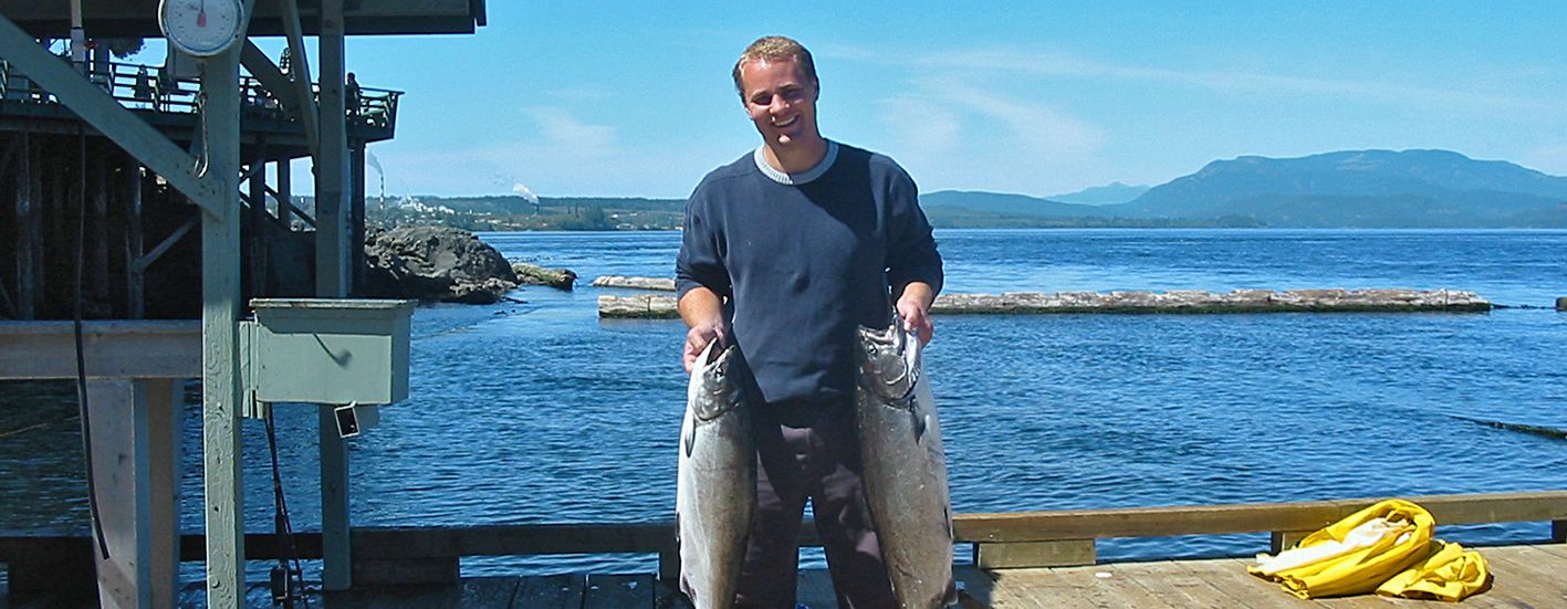 Fischer auf Quadra Island
