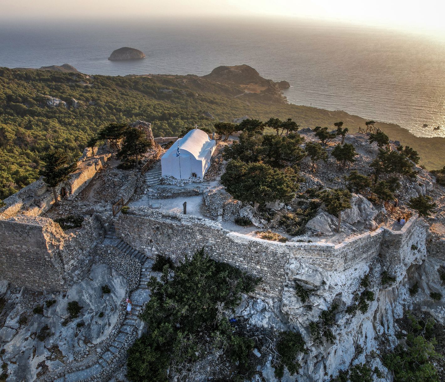 Burgruine Monolithos, Insel Rhodos