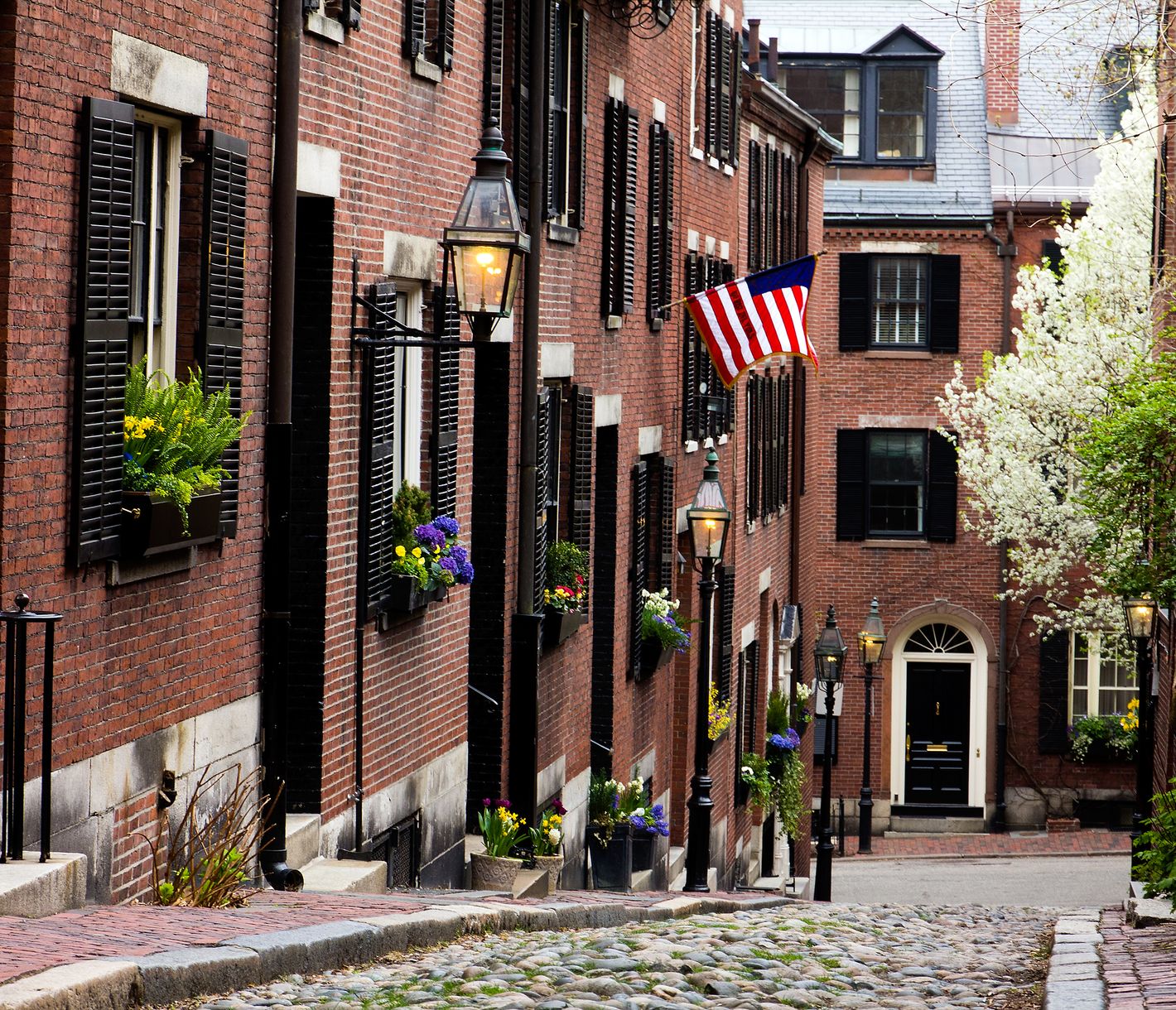 Der Freedom Trail in Boston ist ein rund 4 Kilometer langer historischer Spazierweg.