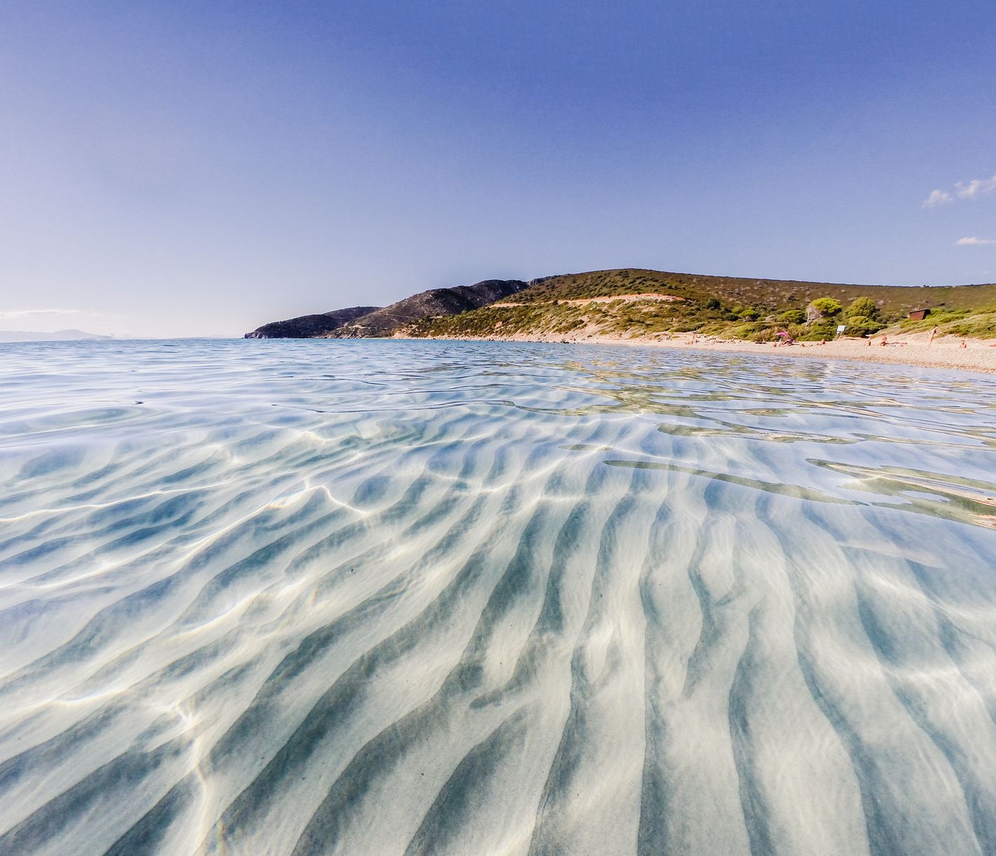 Typisch Sardinien: tolle Sandstrände und kristallklares Wasser
