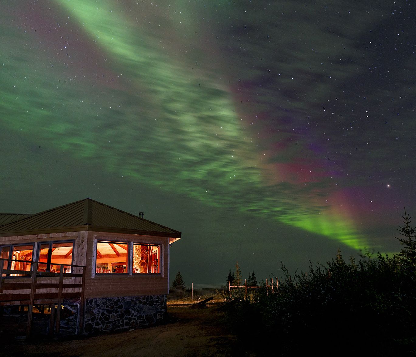 Und plötzlich tanzen die Lichter am Himmel