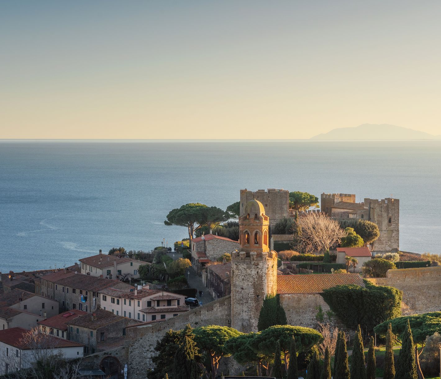 Abendstimmung über Castiglione della Pescaia