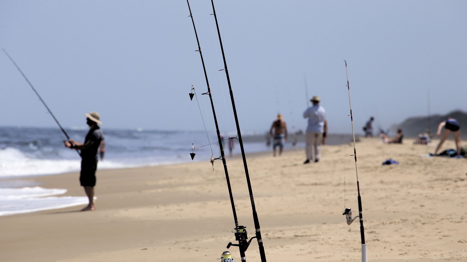 À Back Bay National Wildlife Refuge à Virginie Beach, on peut pratiquer la pêche en toute décontraction.