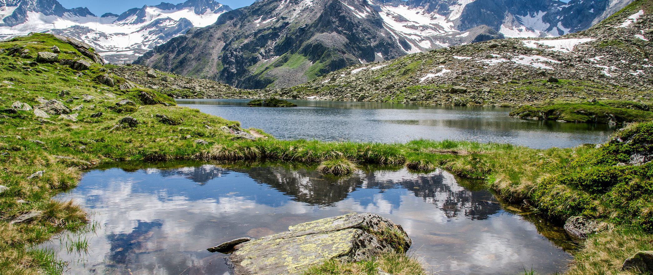 Blick auf die österreichische Berglandschaft.