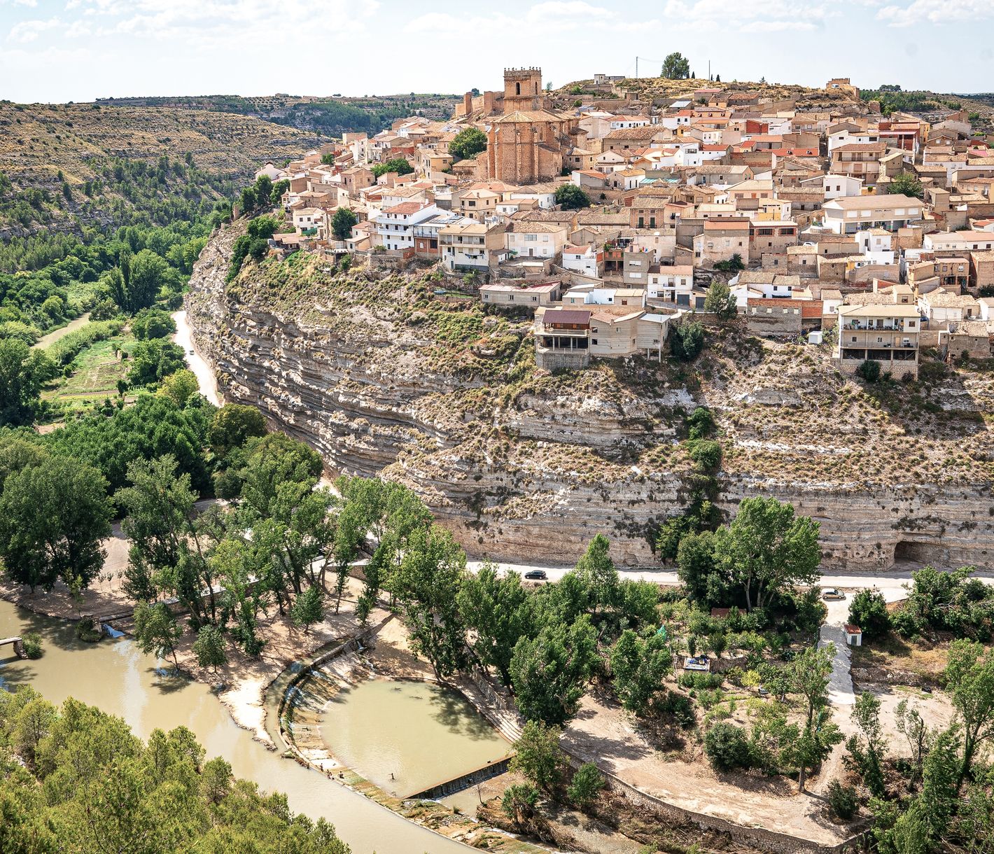 Ausblick auf Jorquera in Albacete