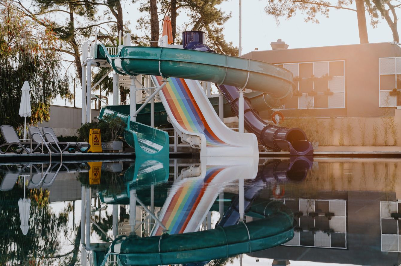 Toboggans aquatiques