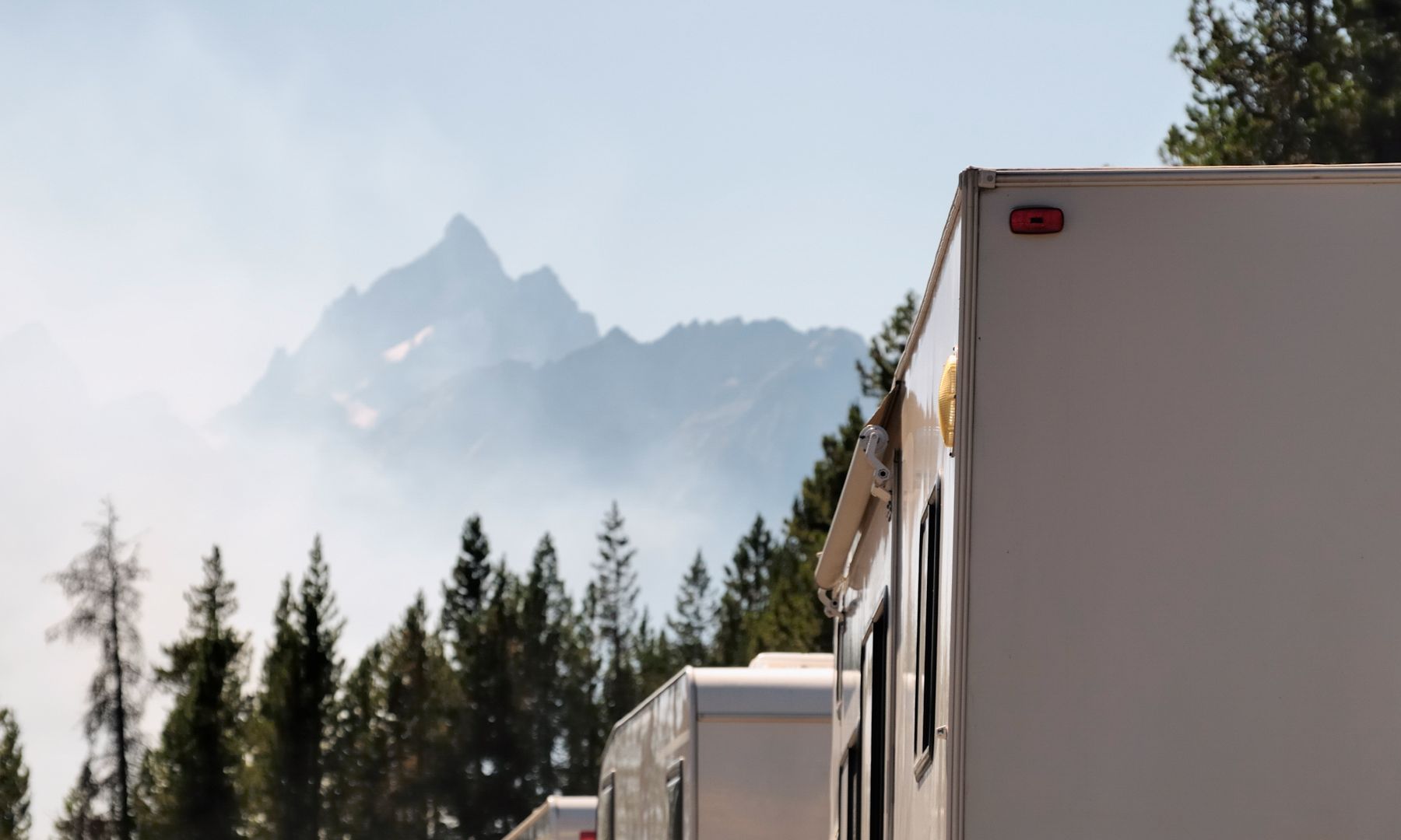 Camping im Grand-Teton-Nationalpark.