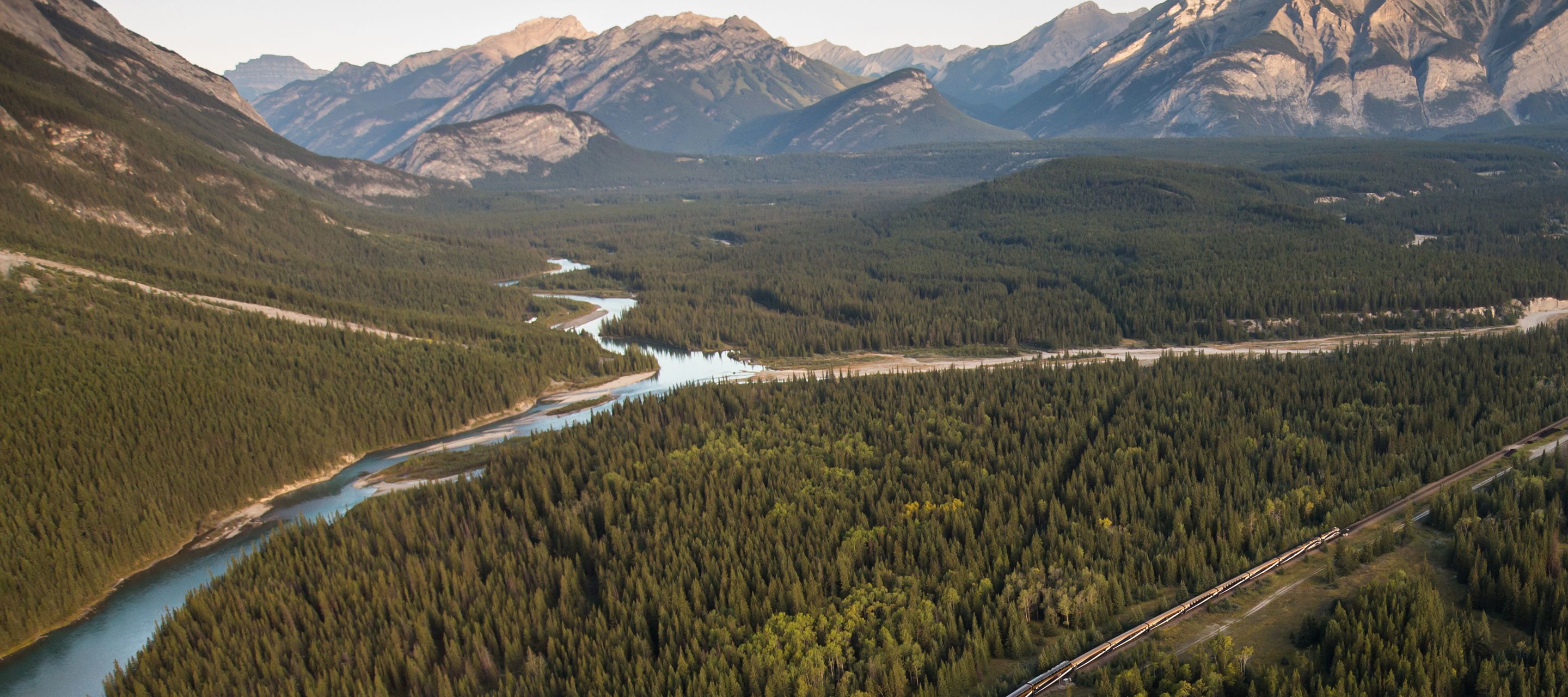 Fantastische Ausblicke kurz vor der Ankunft in Banff