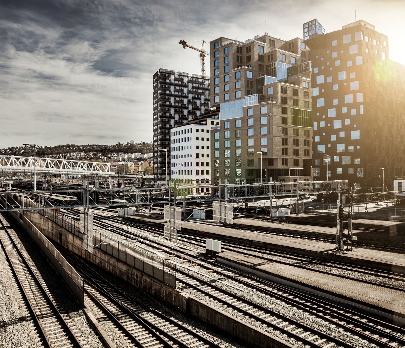 Bahnhof Oslo und der Barcode