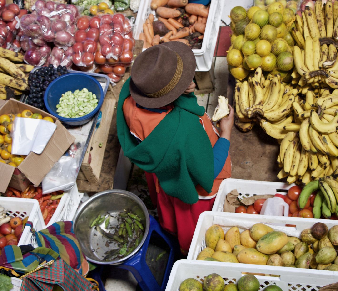 Das bunte Treiben auf Perus Märkten