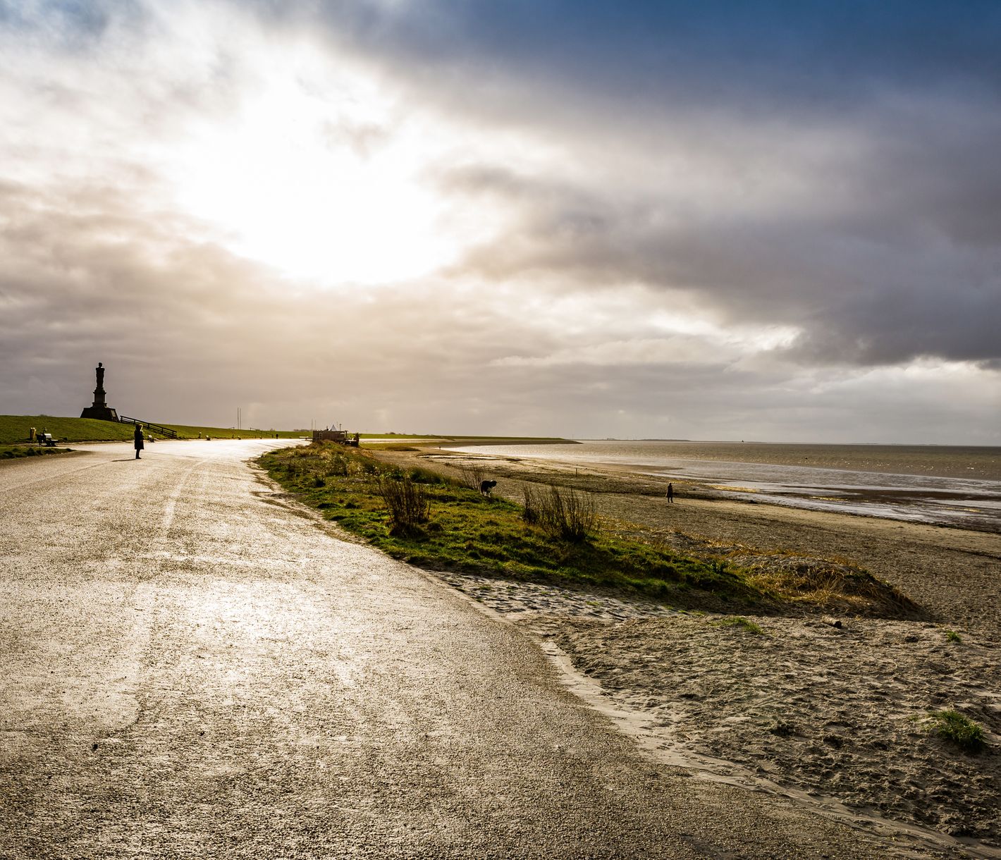 Die Wattenmeerküste bei Harlingen, Provinz Friesland