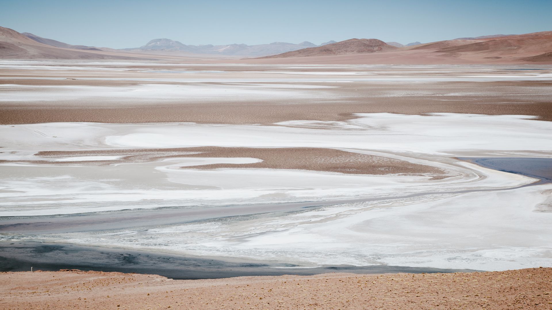Inmitten der unendliche Weite des Altiplanos