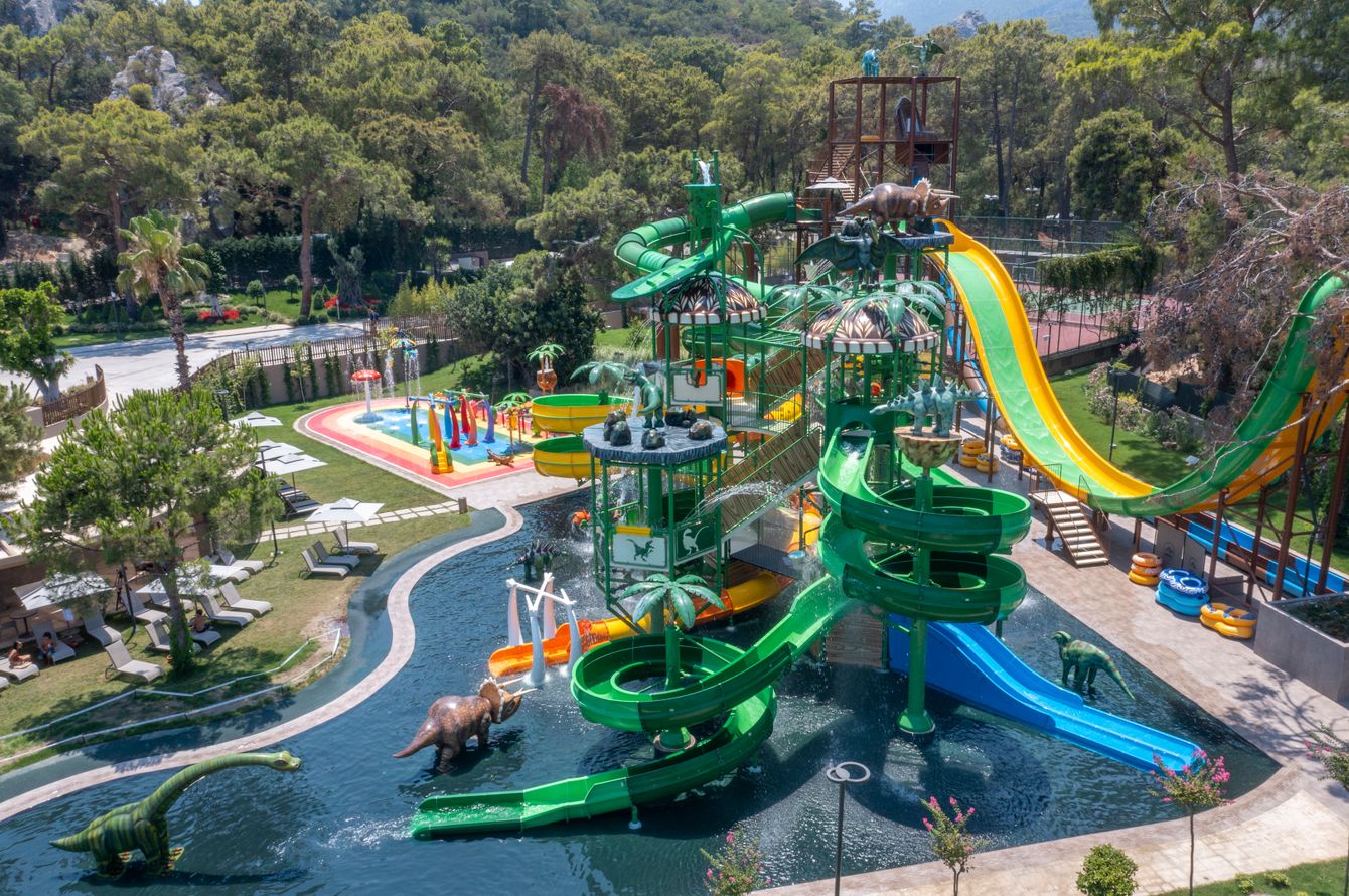 Toboggans aquatiques