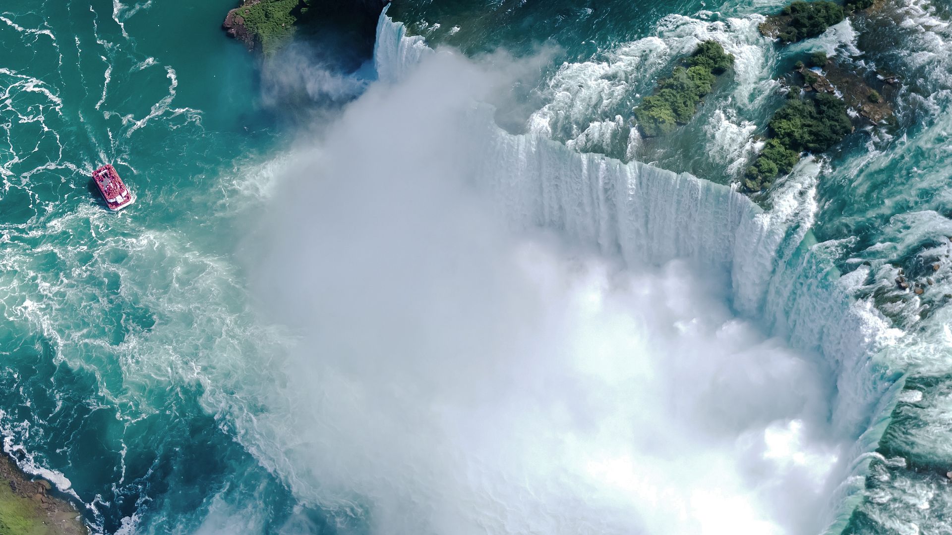 Die Horseshoe Falls – Eine der drei Niagara-Fälle