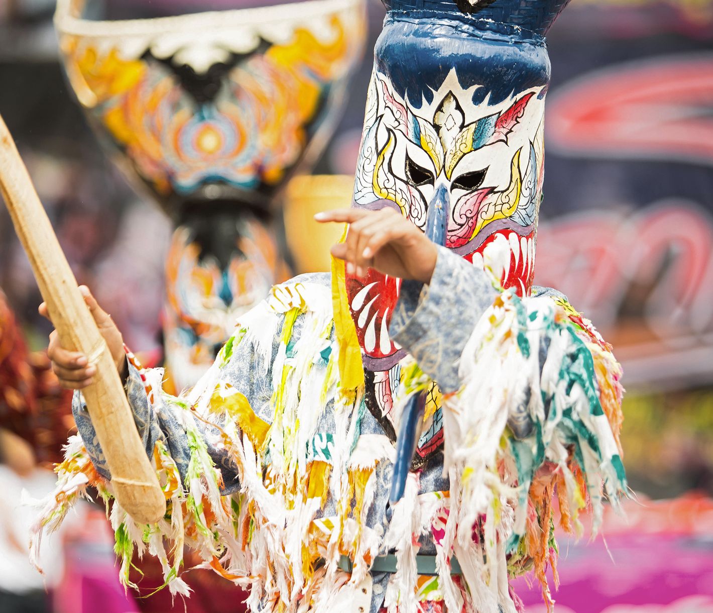 Das Phi Ta Khon Festival oder Geisterfest ist ein einmaliges Schauspiel.