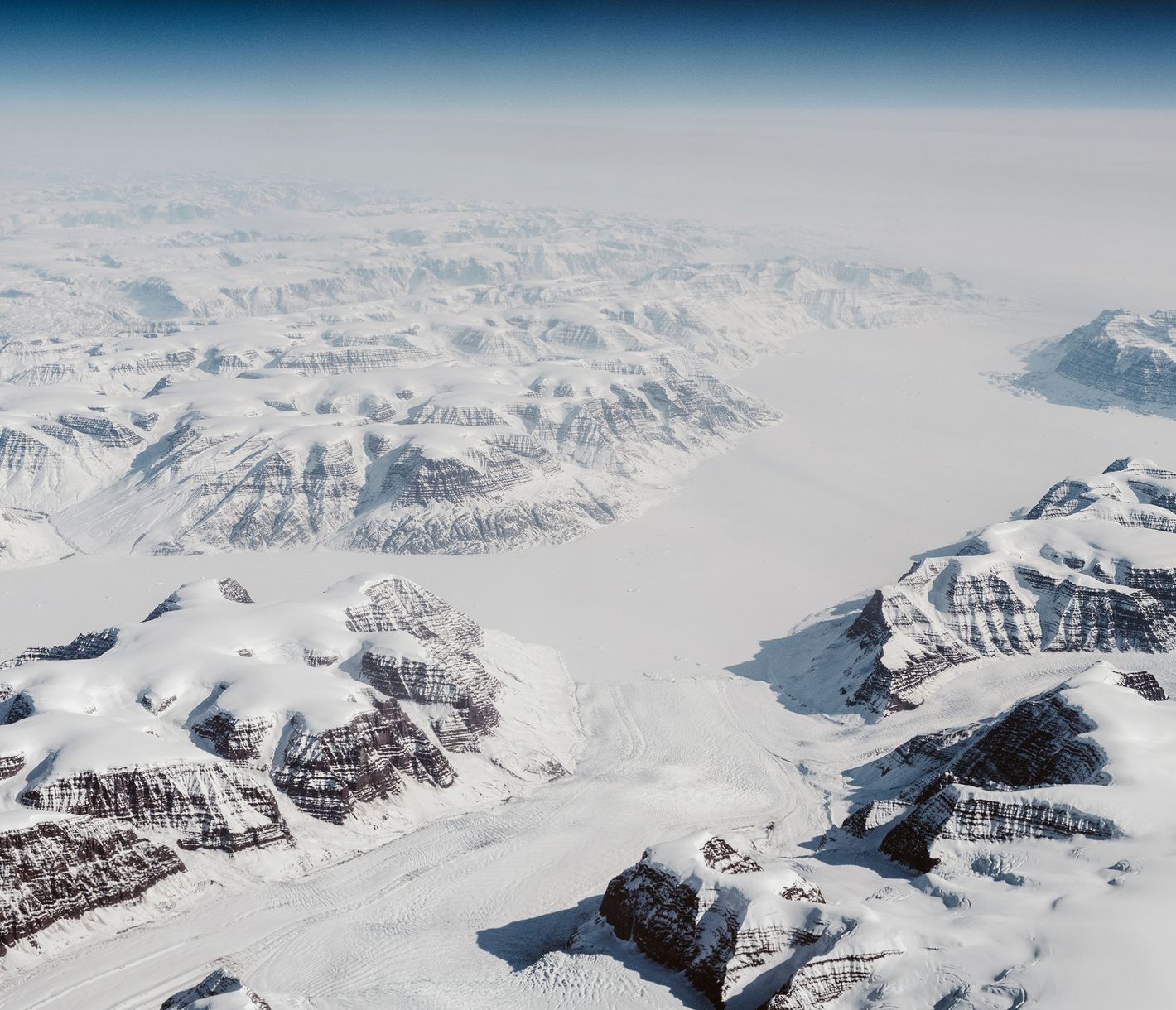 Ein arktisches Paradies von oben