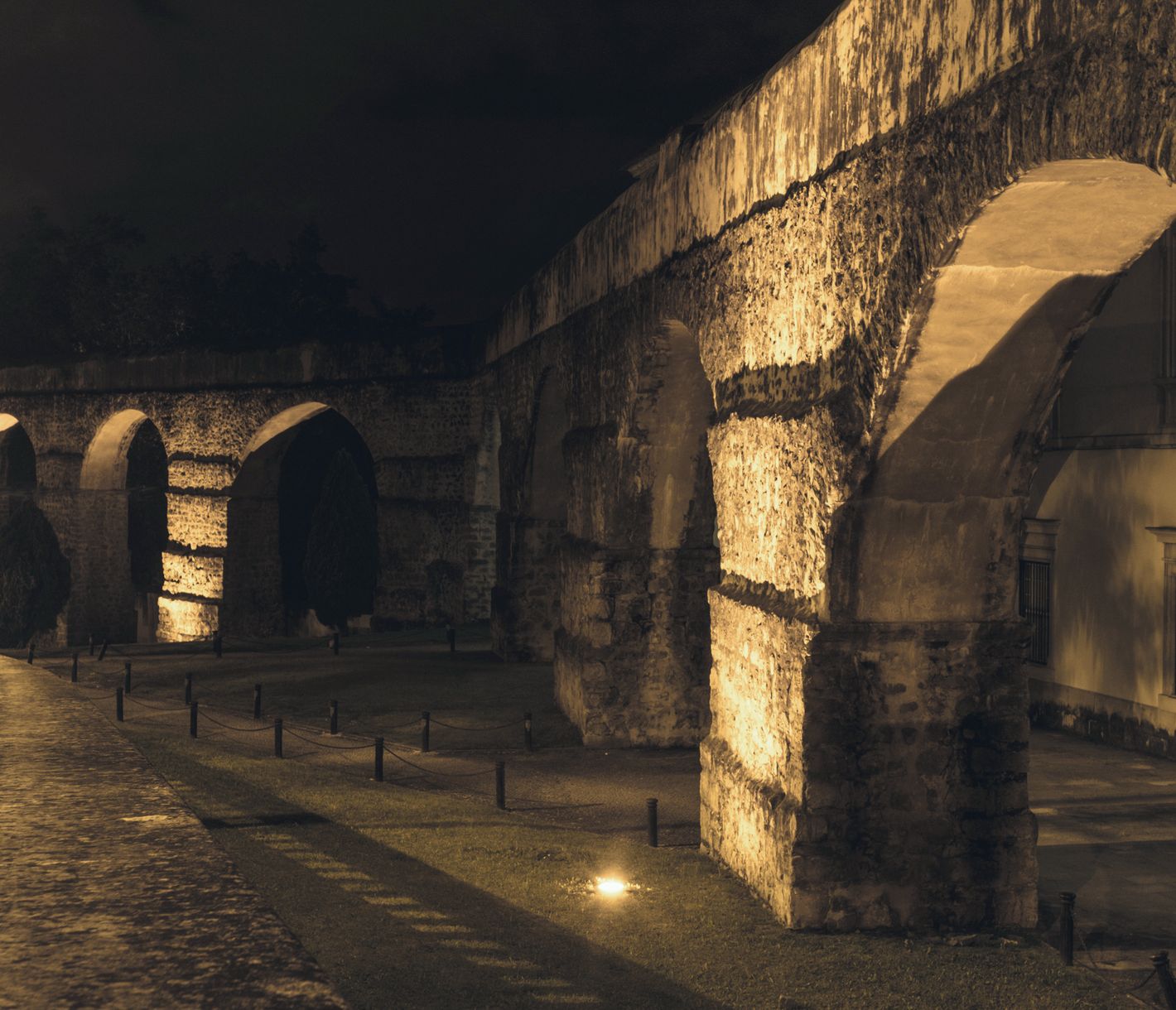 Das Aquädukt San Sebastian in Coimbra, Portugal