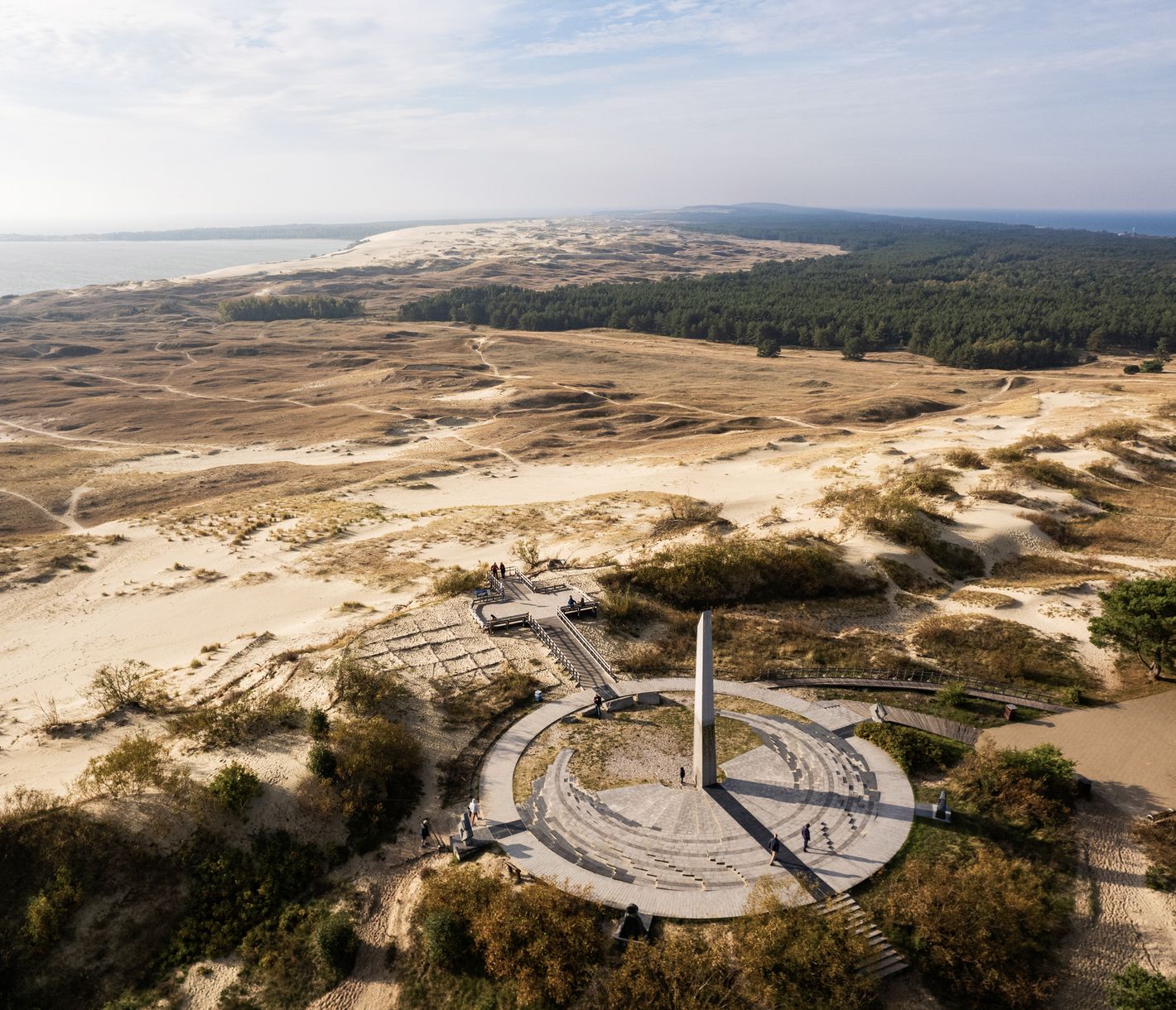 Die bekannteste Sonnenuhr auf der Kurischen Nehrung