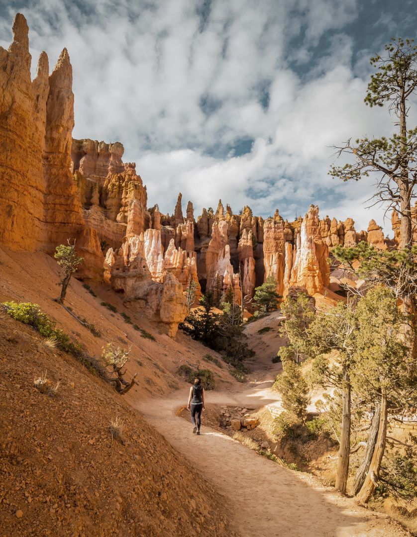Randonnée sur le Queens Garden Trail dans le parc national de Bryce Canyon