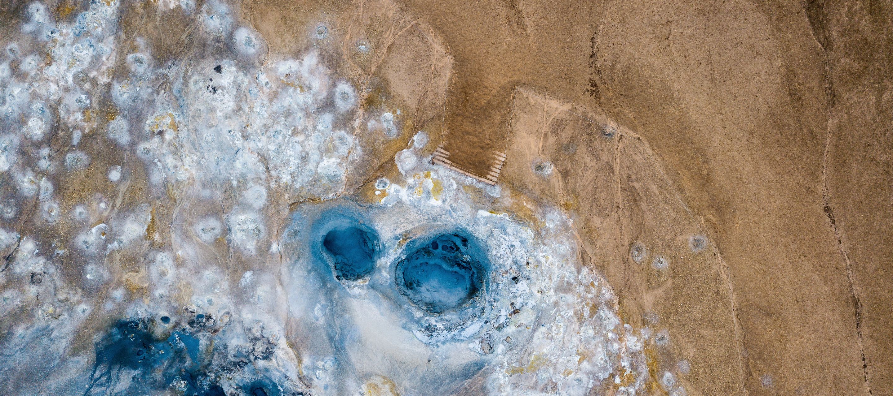 Ein beeindruckendes Farbenspiel trotz Schwefelgestank