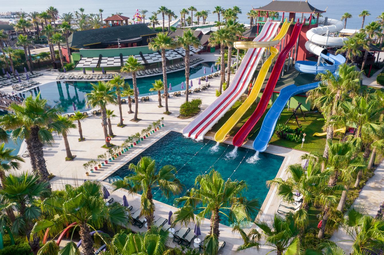 Toboggans aquatiques