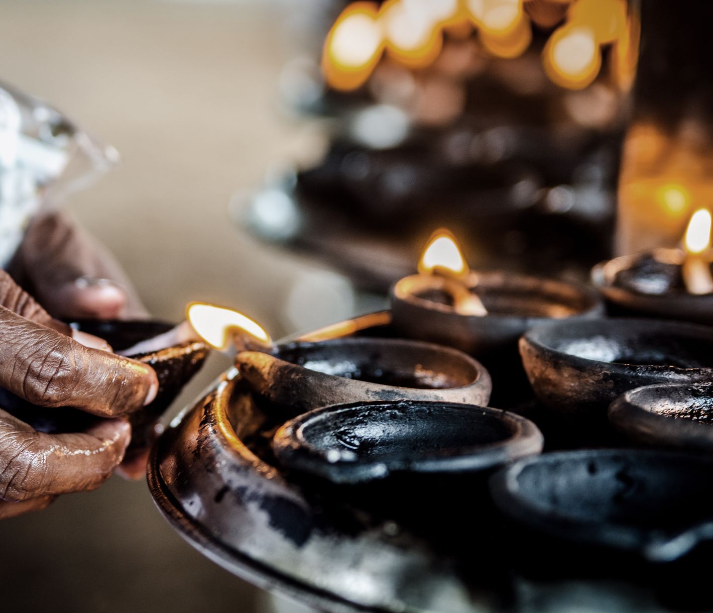 Kandy ist eine pittoreske Stadt in Sri Lanka's Hochland